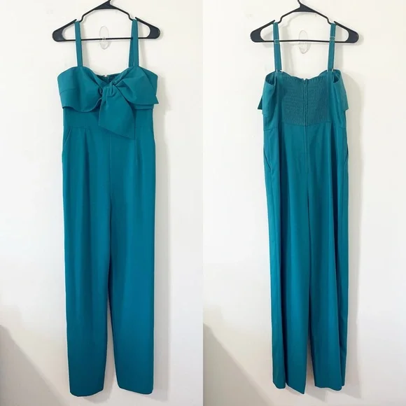 Lilly Pulitzer Kavia Jumpsuit Hosta Green Jumpsuit Size 8 NEW - Picture 3 of 11
